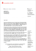 Referenzschreiben der Sparkasse Münster